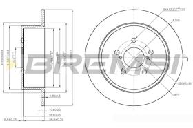 Bremsi CD7903S - DISCO DE FRENO | BRAKE DISCS