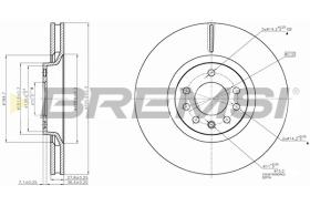 Bremsi CD7904V - DISCO DE FRENO | BRAKE DISCS