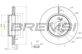 Bremsi CD7907V - DISCO DE FRENO | BRAKE DISCS