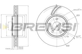 Bremsi CD7908V - DISCO DE FRENO | BRAKE DISCS