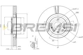 Bremsi CD7909V - DISCO DE FRENO | BRAKE DISCS