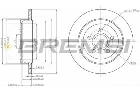 Bremsi CD7911S - DISCO DE FRENO | BRAKE DISCS