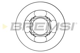 Bremsi CD7923S - DISCO DE FRENO | BRAKE DISCS