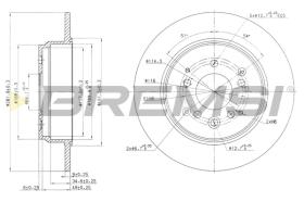Bremsi CD7933S - DISCO DE FRENO | BRAKE DISCS