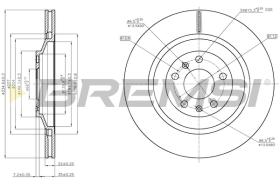 Bremsi CD7935V - DISCO DE FRENO | BRAKE DISCS