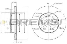 Bremsi CD7939V - DISCHI FRENO | BRAKE DISCS