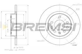 Bremsi CD7943S - DISCO DE FRENO | BRAKE DISCS