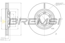 Bremsi CD7947V - DISCO DE FRENO | BRAKE DISCS