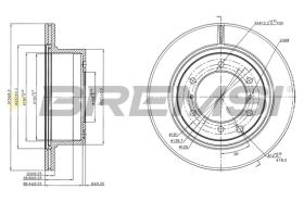 Bremsi CD7954V - DISCO DE FRENO | BRAKE DISCS