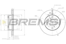 Bremsi CD7960V - DISCO DE FRENO | BRAKE DISCS