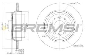 Bremsi CD7964S - DISCO DE FRENO | BRAKE DISCS