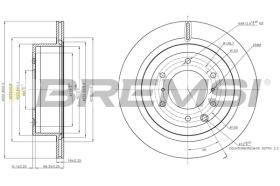 Bremsi CD7965V - DISCO DE FRENO | BRAKE DISCS