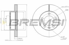 Bremsi CD7974V - DISCO DE FRENO | BRAKE DISCS