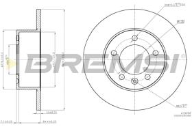 Bremsi CD7975S - DISCO DE FRENO | BRAKE DISCS