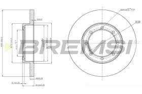 Bremsi CD7977S - DISCO DE FRENO | BRAKE DISCS