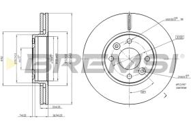 Bremsi CD7978V - DISCHI FRENO | BRAKE DISCS