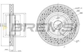 Bremsi CD7981VLS - DISCO DE FRENO | BRAKE DISCS