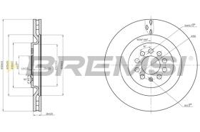 Bremsi CD7985V - DISCO DE FRENO | BRAKE DISCS