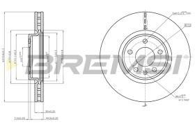 Bremsi CD7996V - DISCO DE FRENO | BRAKE DISCS