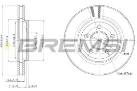 Bremsi CD8001V - DISCO DE FRENO | BRAKE DISCS