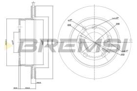 Bremsi CD8002V - DISCO DE FRENO | BRAKE DISCS