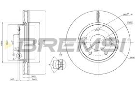 Bremsi CD8004V - DISCO DE FRENO | BRAKE DISCS