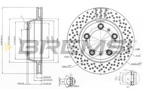 Bremsi CD8012V - DISCO DE FRENO | BRAKE DISCS