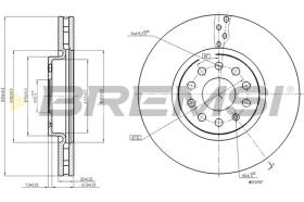 Bremsi CD8016V - DISCO DE FRENO | BRAKE DISCS