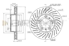 Bremsi CD8020VLS - DISCO DE FRENO | BRAKE DISCS