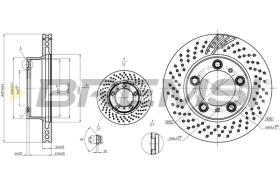 Bremsi CD8027VLS - DISCO DE FRENO | BRAKE DISCS