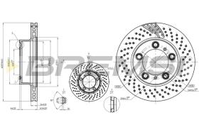 Bremsi CD8027VRD - DISCO DE FRENO | BRAKE DISCS