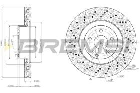 Bremsi CD8030V - DISCO DE FRENO | BRAKE DISCS