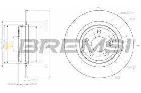 Bremsi CD8031S - DISCO DE FRENO | BRAKE DISCS