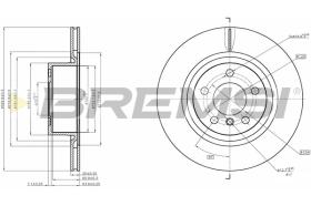 Bremsi CD8038V - DISCO DE FRENO | BRAKE DISCS