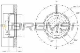 Bremsi CD8039V - DISCO DE FRENO | BRAKE DISCS