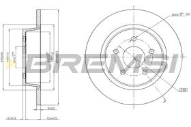Bremsi CD8058S - DISCO DE FRENO | BRAKE DISCS