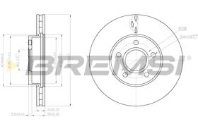 Bremsi CD8062V - DISCO DE FRENO | BRAKE DISCS