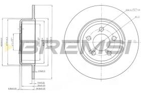 Bremsi CD8064S - DISCO DE FRENO | BRAKE DISCS
