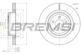 Bremsi CD8066V - DISCO DE FRENO | BRAKE DISCS