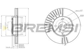Bremsi CD8068V - DISCO DE FRENO | BRAKE DISCS