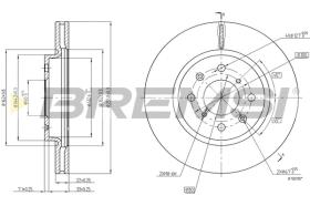 Bremsi CD8070V - DISCO DE FRENO | BRAKE DISCS