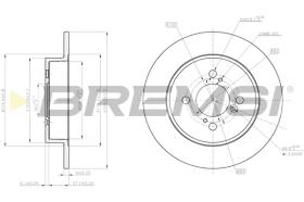 Bremsi CD8071S - DISCO DE FRENO | BRAKE DISCS