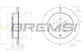 Bremsi CD8072V - DISCO DE FRENO | BRAKE DISCS