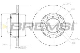 Bremsi CD8083S - DISCO DE FRENO | BRAKE DISCS