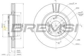Bremsi CD8092V - DISCHI FRENO | BRAKE DISCS
