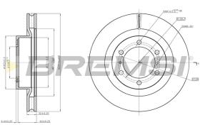 Bremsi CD8093V - DISCO DE FRENO | BRAKE DISCS