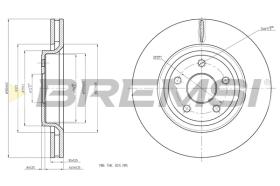 Bremsi CD8097V - DISCO DE FRENO | BRAKE DISCS