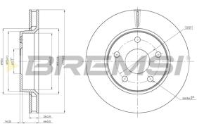 Bremsi CD8098V - DISCO DE FRENO | BRAKE DISCS