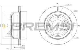 Bremsi CD8112V - DISCO DE FRENO | BRAKE DISCS