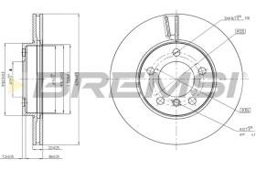 Bremsi CD8122V - DISCO DE FRENO | BRAKE DISCS